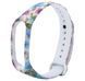 Ремінець Silicone для Xiaomi Mi Band 3/4 Pink / Blue Flowers 38733