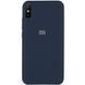 Чехол Silicone Cover для Xiaomi Redmi 9A Синий / Midnight Blue 68926
