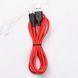 Кабель Hoco X21 plus Silicone USB - Type-C 3A 2м Black / Red 47327 2
