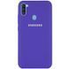 Чохол Silicone Cover для Samsung Galaxy A11 / M11 Фіолетовий / Purple 42286