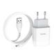 Мережевий зарядний пристрій Hoco C72A + кабель MicroUSB 1USB / 2.1A White 56228 2