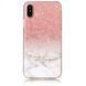 Чохол OMEVE Stone для Iphone X / XS Мармур рожевий / Білий 35288