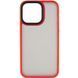 Чехол Metal Buttons для Iphone 15 Pro Красный 81748 1