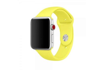 Ремінець Silicone для Apple Watch 42/44/45/49 mm Lime 40041