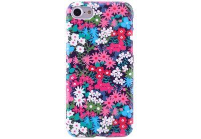 Чехол SM светящийся Glow in the Dark для Iphone 7 / 8 / SE 2020 Разноцветные цветы 35072