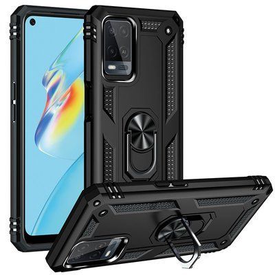 Протиударний чохол Serg Magnet Ring для Oppo A54 Чорний 57731