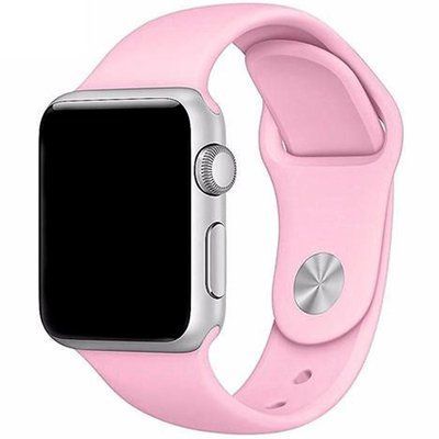 Ремешок Silicone для Apple Watch 42/44/45/49 mm Розовый / Pink 50597