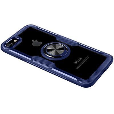Чохол Din Crystal Magnet Ring для Iphone 7 / 8 / SE 2020 Синій 44461