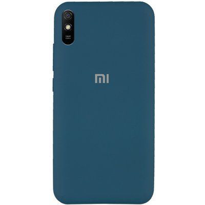 Чохол Silicone Cover для Xiaomi Redmi 9A Синій / Cosmos Blue 46122