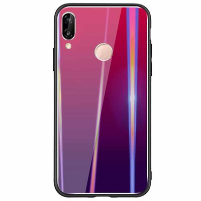 Чохол TPU+Glass Gradient Aurora для Huawei Nova 4 Rose 33299