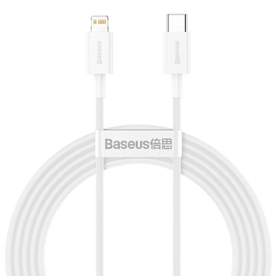 Кабель Baseus Superior Series Fast Charging Type-C to Lightning PD 20W 2м White 83610