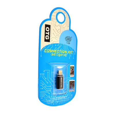 Адаптер USB OTG T-08 Type-C to Lightning Black 66873