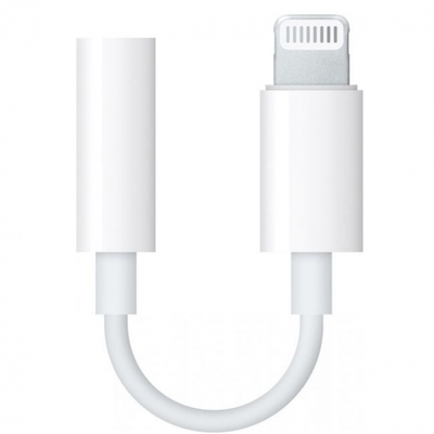 Адаптер Hoco LS34 Lightning to 3.5 8см White 68073