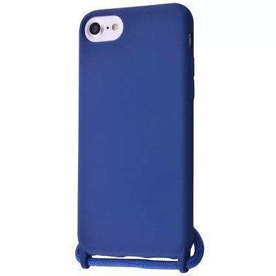Чехол со шнурком WAVE Lanyard Case для Iphone 7 / 8 / SE 2020 Blue cobalt 56279