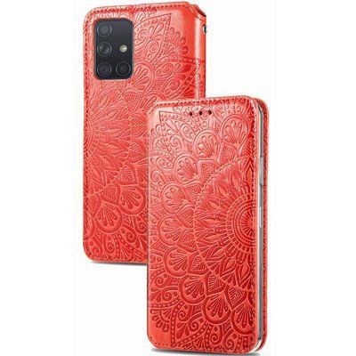 Чехол-книжка ETMA Mandal для Samsung Galaxy A51 Красный 50098