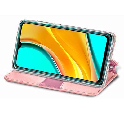 Чехол-книжка ETMA Mandal для Xiaomi Redmi 9A Розовый 50047