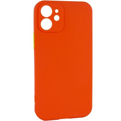 Чохол Square Full Camera для Iphone 12 Mini Помаранчевий 70196