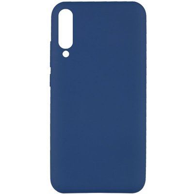 Чохол Silicone Cover NoLogo A Full для Samsung Galaxy A50/A30s Синій / Navy blue 44250