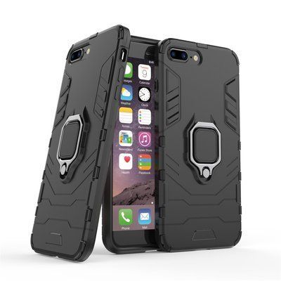 Противоударный чехол Transforme Ring для Iphone 7 Plus / 8 Plus Black 57370