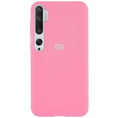 Чохол Silicone Cover для Xiaomi Mi Note 10 / Mi Note 10 Pro Рожевий / Pink 38499