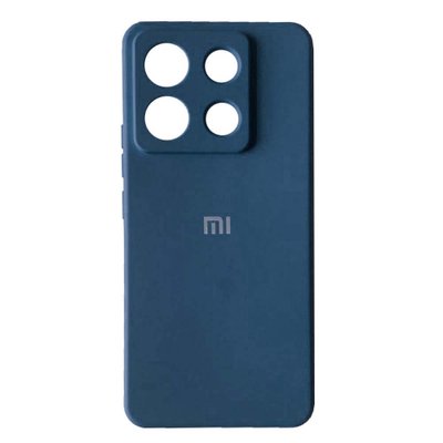 Чохол Silicone Case 360 ​​із захистом камери для Xiaomi Redmi Note 13 Pro 5G / Poco X6 Navy Blue