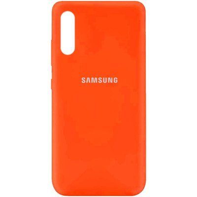 Чохол Silicone Cover для Samsung Galaxy A50/A30s Помаранчевий / Neon Orange 54741