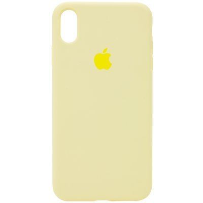 Чехол Silicone Case 360 для Iphone X / XS Желтый / Neon Yellow 53238