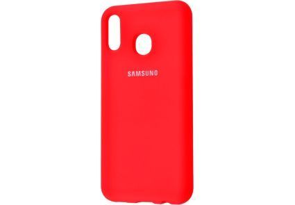 Чехол Silicone Cover для Samsung A205 / A305 Galaxy A20 / A30 Red 34248