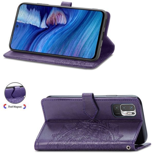 Чохол-книжка Art Case для Xiaomi Redmi Note 10 5G / Poco M3 Pro Фіолетовий 56857