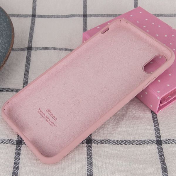 Чехол Silicone Case для Iphone XS Max Розовый / Pink Sand 67064