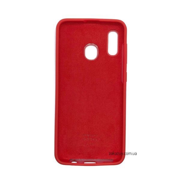Чехол Silicone Cover для Samsung A205 / A305 Galaxy A20 / A30 Red 34248