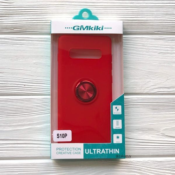 Чехол Summer Magnet Color Ring для Samsung G975 Galaxy S10 Plus Красный 34022