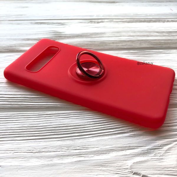 Чехол Summer Magnet Color Ring для Samsung G975 Galaxy S10 Plus Красный 34022