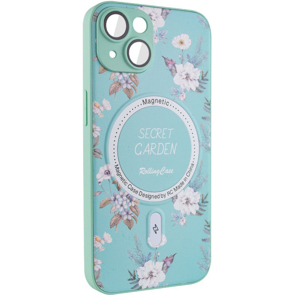 Чохол Secret Garden MagSafe для Iphone 14 Plus М'ятний / Mint 68580