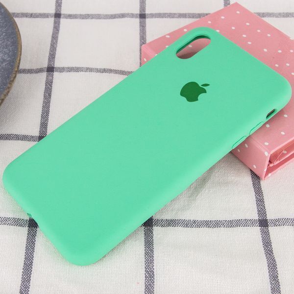 Чехол Silicone Case 360 для Iphone X / XS Зеленый / Spearmint 53220