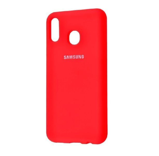 Чехол Silicone Cover для Samsung A205 / A305 Galaxy A20 / A30 Red 34248