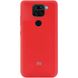 Чехол Silicone Cover A для Xiaomi Redmi Note 9 / Redmi 10X Красный / Red 43249 1