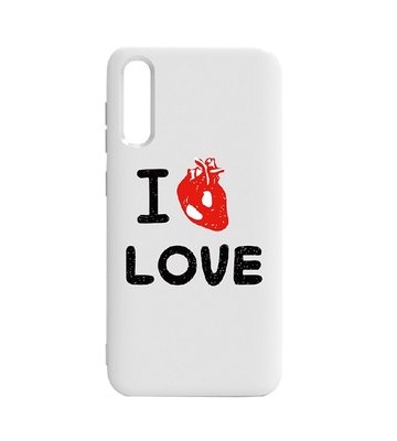 Чохол TOTO Pure для Samsung Galaxy A50/A30s Love Heart White 34803