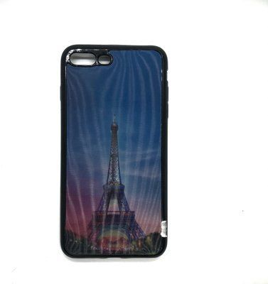 Чехол с переливным эффектом для Iphone 7 Plus / 8 Plus Париж ночной 36254