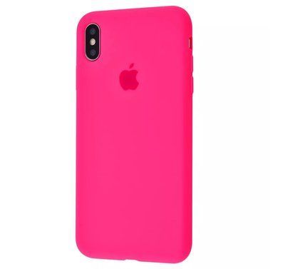 Чехол Silicone Case 360 для Iphone X / XS Bright pink 57267
