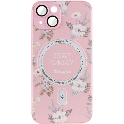 Чехол Secret Garden MagSafe для Iphone 14 Plus Розовый / Pink 68581