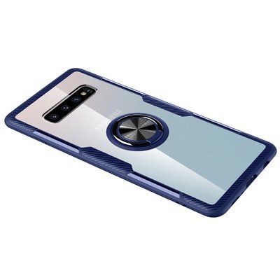 Чехол Din Crystal Magnet Ring для Samsung Galaxy S10 G973 Синий 55251