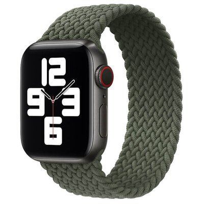 Ремешок Braided Solo Loop для Apple Watch 42/44/45/49 mm 155 mm Зеленый 60258
