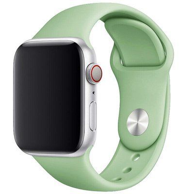 Ремешок Silicone для Apple Watch 42/44/45/49 mm Мятный / Mint 50598