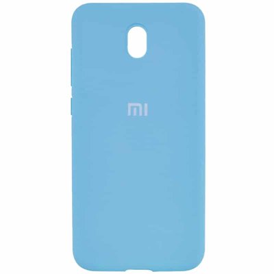 Чохол Silicone Cover для Xiaomi Redmi 8A Блакитний / Light Blue 38036