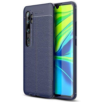Чохол Imkoz з імітацією шкіри для Xiaomi Mi Note 10 / 10 Pro Синій 45467