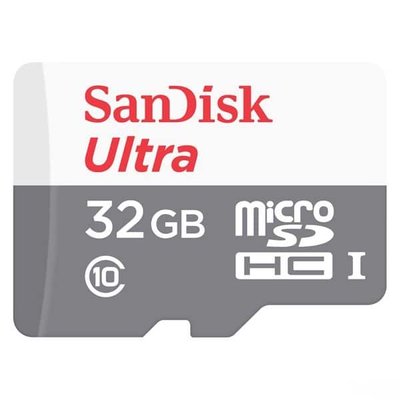 Карта пам'яті SanDisk MicroSD 32GB Class HC-I 10 A1 Black / White 37856