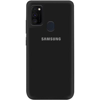 Чохол Silicone Cover A для Samsung Galaxy M30s / M21 Чорний / Black 43200