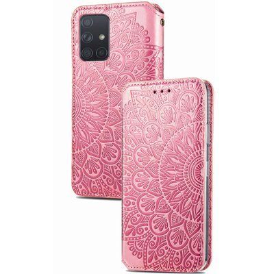 Чехол-книжка ETMA Mandal для Samsung Galaxy A51 Розовый 50099