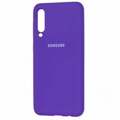 Чохол Silicone Cover NoLogo A Full для Samsung Galaxy A50/A30s Фіолетовий / Purple 44251